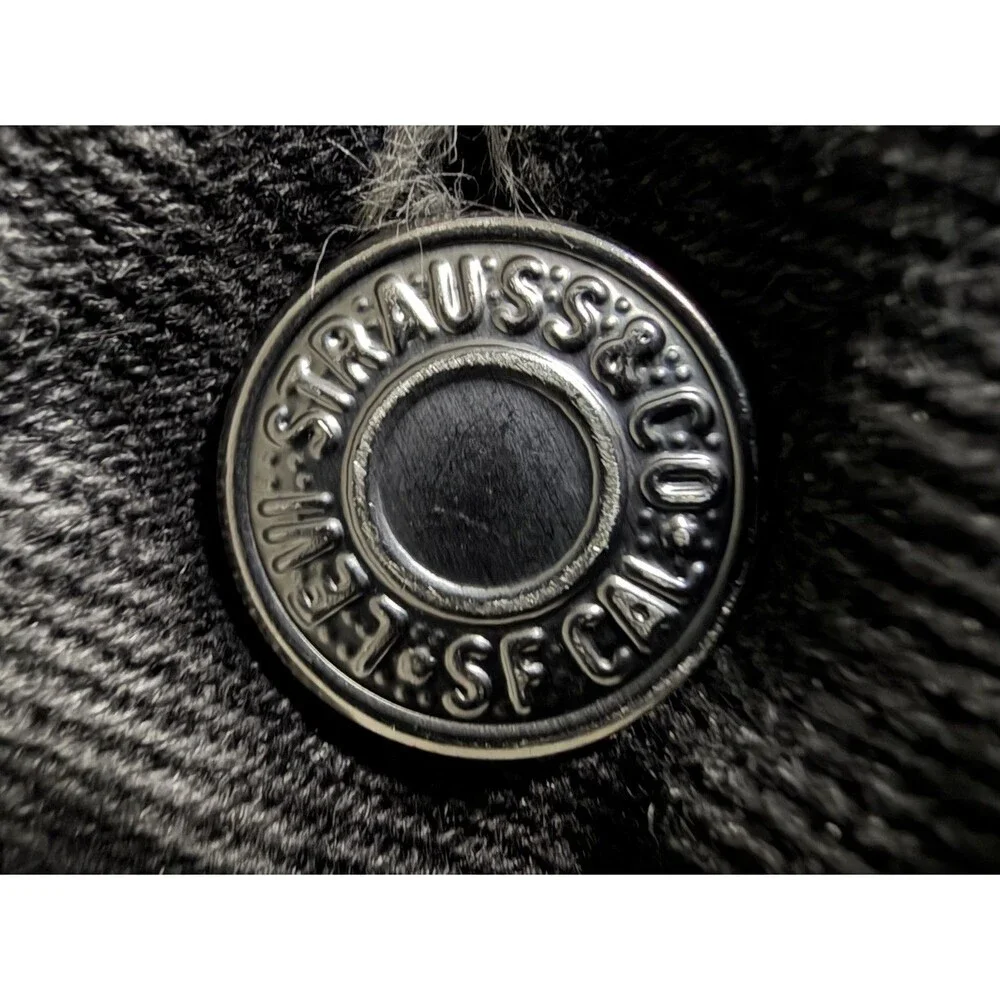 Levi's 550 Men's Black Dark Wash Denim Jeans Relaxed Fit Straight USA Made